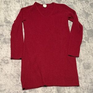 A New Day Deep Red Knit Dress